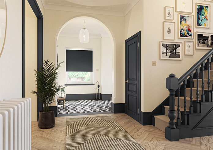 Verona (Blackout), Black - Roller Blind - Image 7